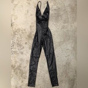 Black Latex Bodysuit